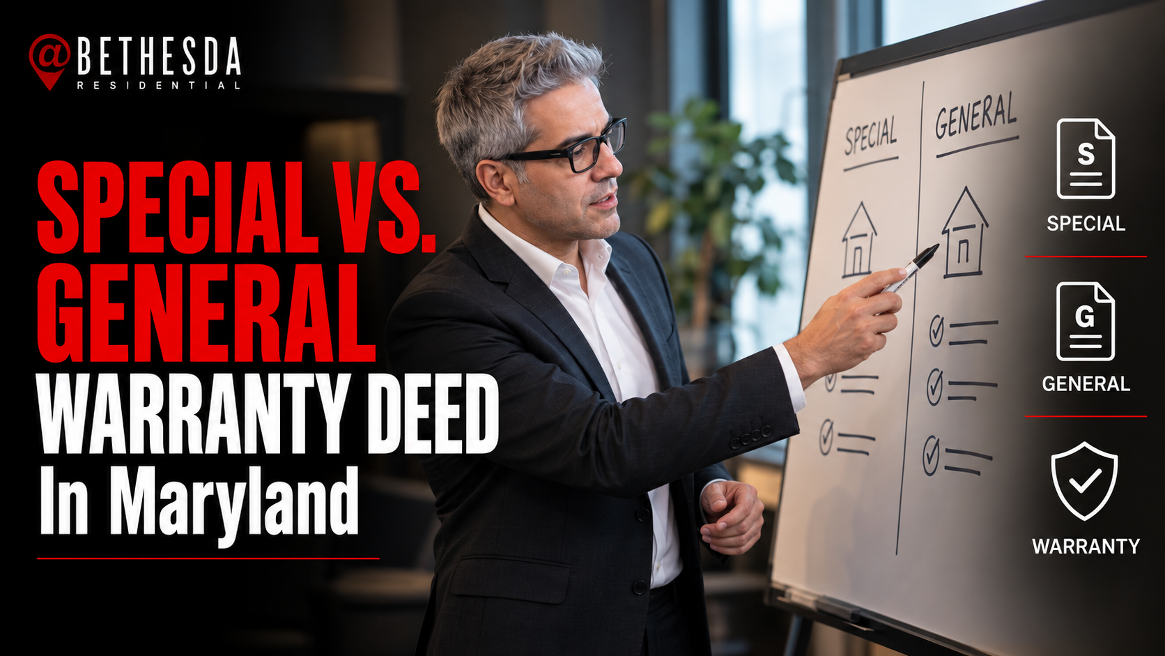 Special Warranty Deed vs. General Warranty Deed in Maryland